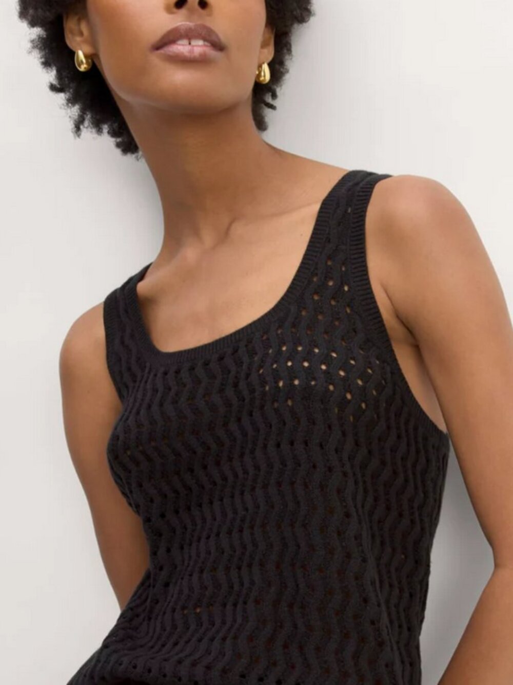 Crochet Knit Tank sz Small